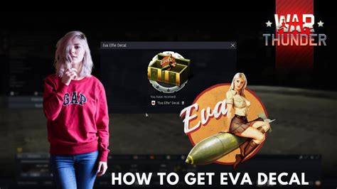 Yoo, i got the eva elfie decal : r/Warthunder